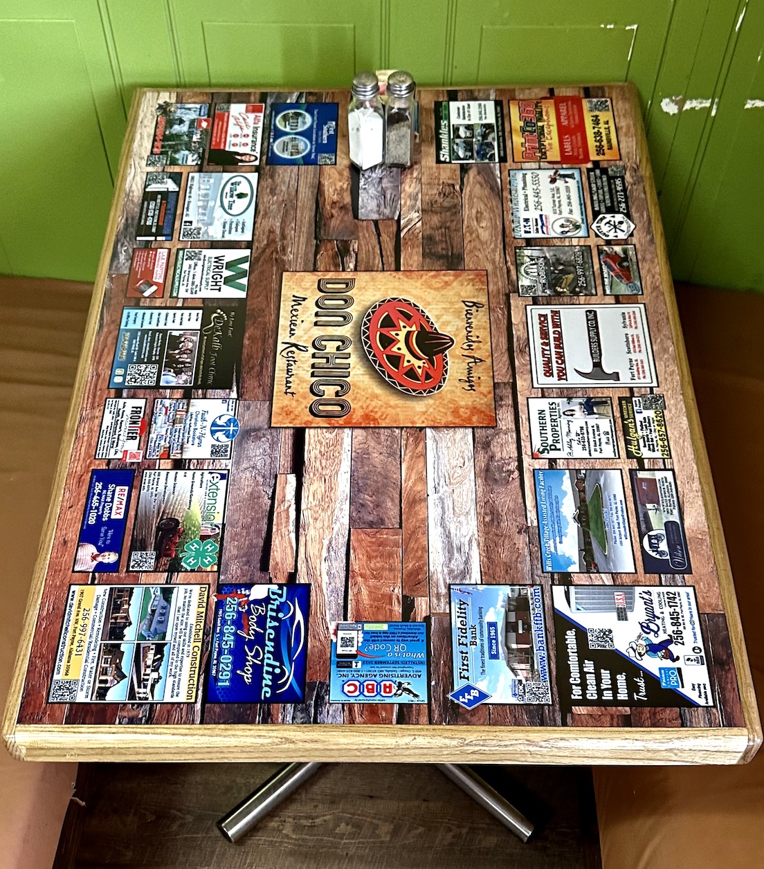 Don Chico Mexican Restaurant tabletop